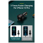 Зарядний пристрій Baseus Superme Digital Display PPS Dual Quick Charger Car Charger black (TZCCZX-01)