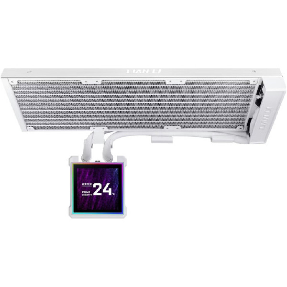 Система рідинного охолодження Lian Li HydroShift II LCD-S 360N FANLESS, White (G89.GHS2LCDS36NW.00)