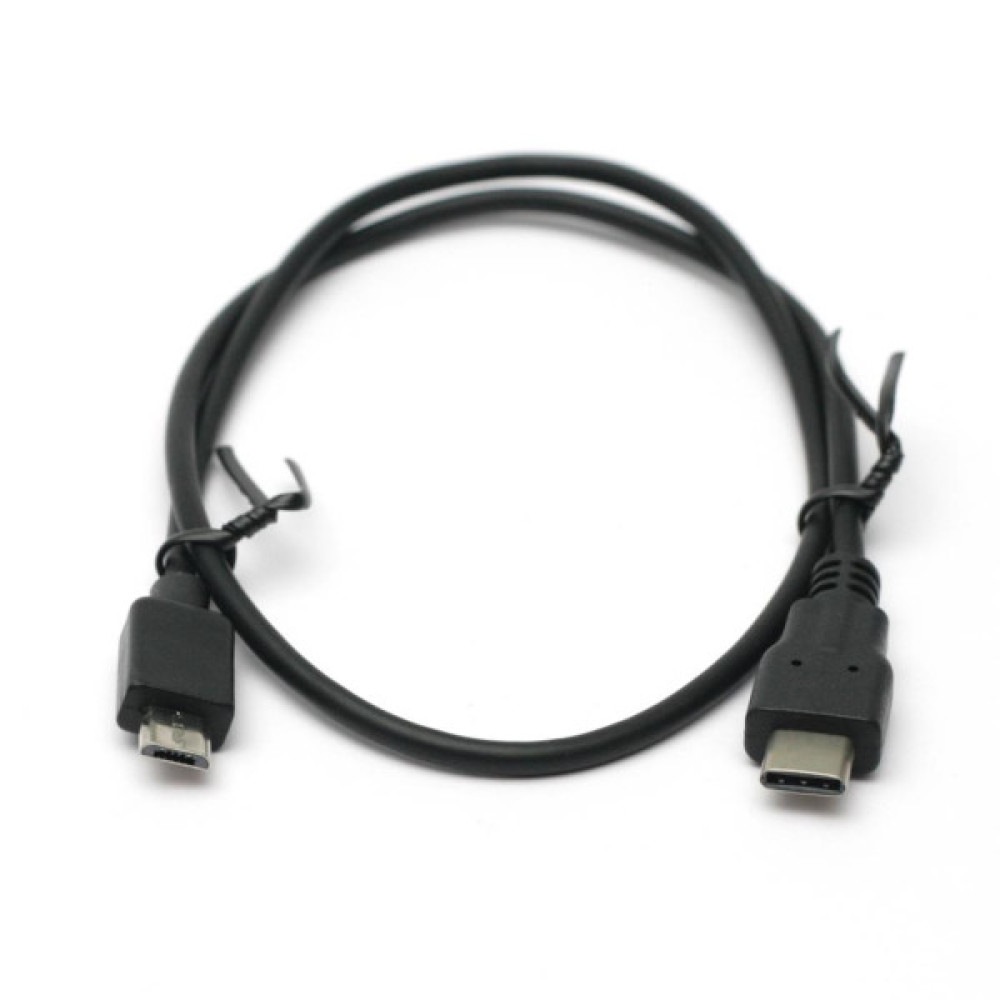 Дата кабель USB-C to Micro 5P 0.3m PowerPlant (KD00AS1259)