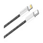 Дата кабель USB-C to Lightning 1.0m 27W black ColorWay (CW-CBPDCL061-BK) Дата кабель USB-C to Lightning 1.0m 27W black ColorWay (CW-CBPDCL061-BK)