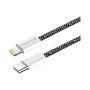 Дата кабель USB-C to Lightning 1.0m 27W black ColorWay (CW-CBPDCL061-BK) Дата кабель USB-C to Lightning 1.0m 27W black ColorWay (CW-CBPDCL061-BK)