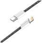 Дата кабель USB-C to Lightning 1.0m 27W black ColorWay (CW-CBPDCL061-BK) Дата кабель USB-C to Lightning 1.0m 27W black ColorWay (CW-CBPDCL061-BK)