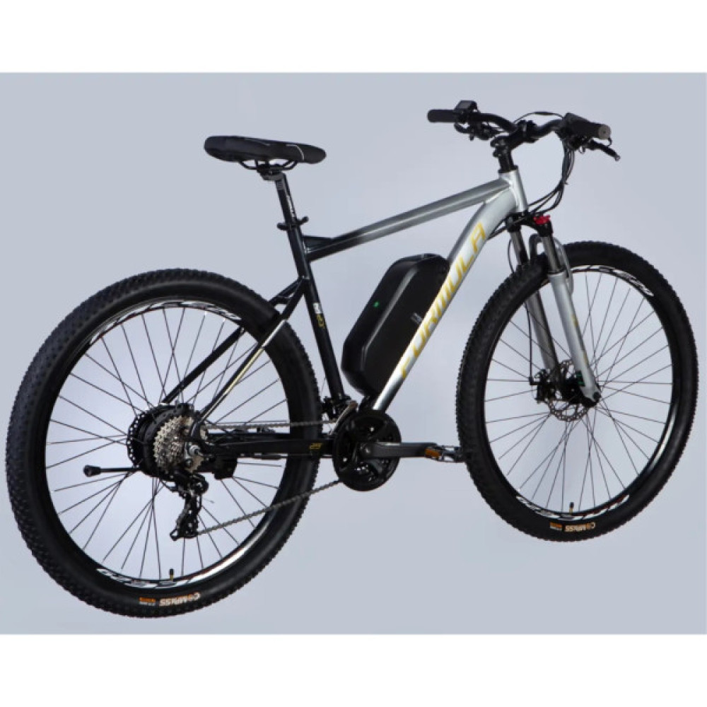 Електровелосипед Formula 29" eF-1 DD CS рама-21" 48B 12.5А*г 500Вт 2026 сріблясто-чорний (ELB-FR-29-254)