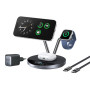 Зарядний пристрій Anker Wireless 3-in-1 MagGo 25W AirCool Dock Stand black (B25X7G11)