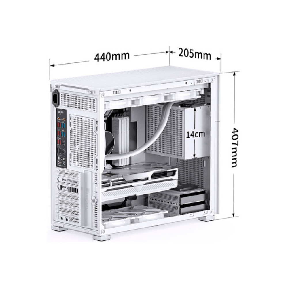 Корпус для ПК JONSBO D41 STD White