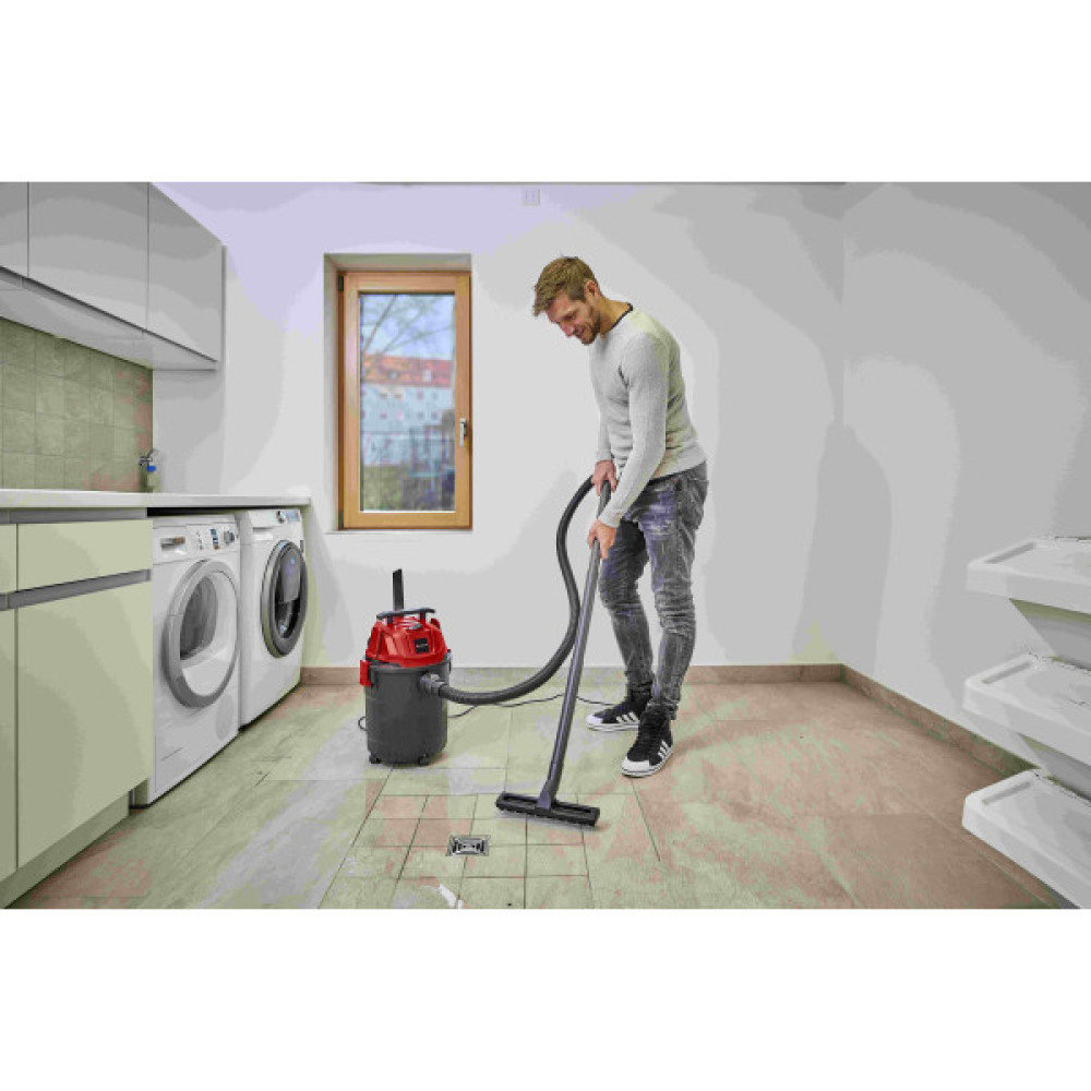 Пилосос професійний Einhell TC-VC 1820, 1250 Вт, пластик 20 л, 180 мбар, шланг 1.5 м, кабель 3 м, 3.6 кг