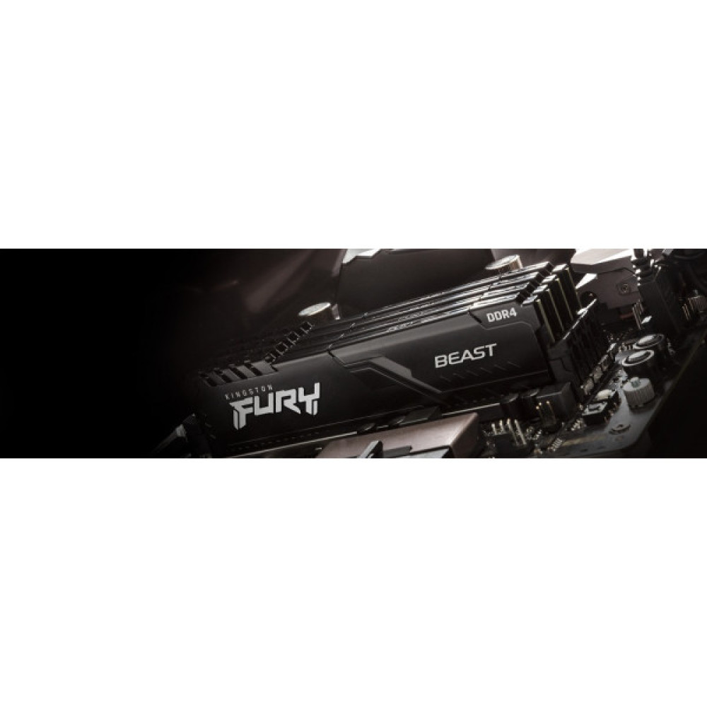 Пам'ять ПК Kingston DDR4 16GB KIT (8GBx2) 3600 FURY Beast