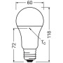 Лампочка Osram CL A100 13W/840 230V FR E27 (4058075304253) Лампочка Osram CL A100 13W/840 230V FR E27 (4058075304253)