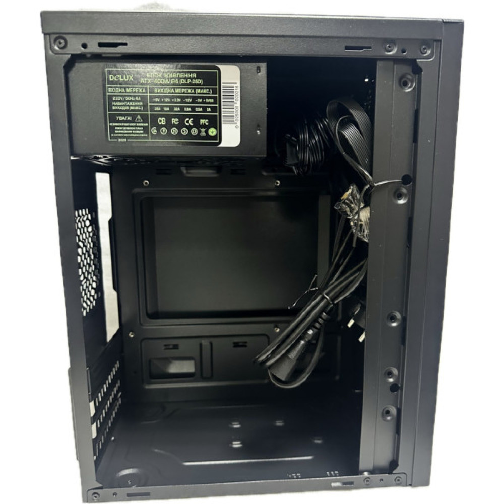 Корпус Delux MK 350 Black 400W 12Fan (MK 350 400W 12Fan)