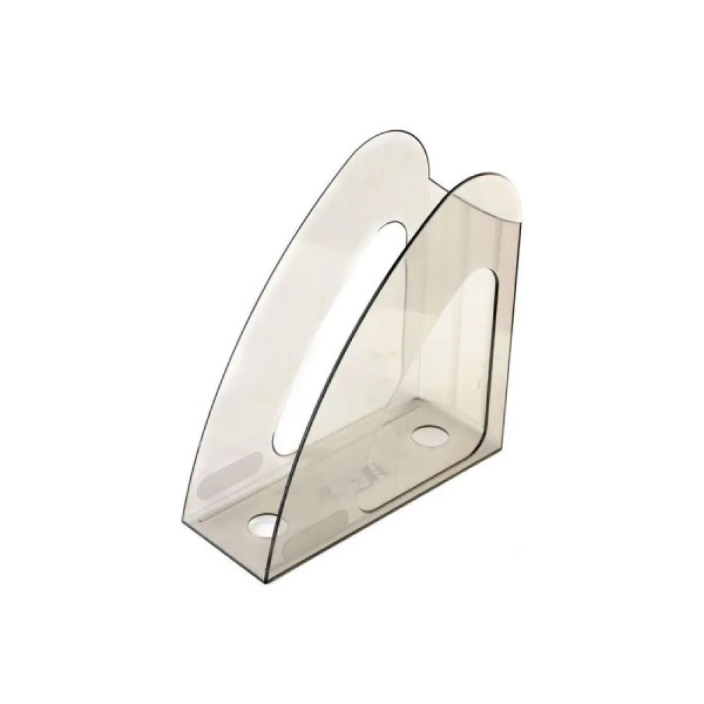 Лоток для паперів Economix вертикальний Райдуга, пластик димчастий (E31904-17)