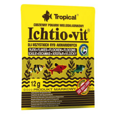 Корм для риб Tropical Ichtio-vit у пластівцях 60 мл (5900469744017) Корм для риб Tropical Ichtio-vit у пластівцях 60 мл (5900469744017)