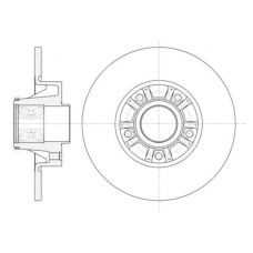 Гальмівний диск REMSA 6733.20