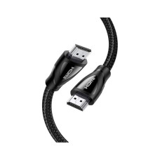 Кабель мультимедійний HDMI M to HDMI M 5.0m braided HD140 black Ugreen (80405)