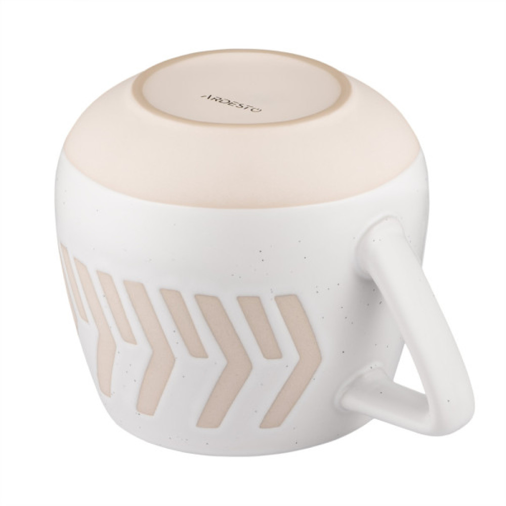 Чашка Ardesto Auro, 440мл, кераміка, білий (AR3032)