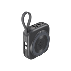 Батарея універсальна Choetech Magnetic Wireless 10000mAh, 22.5W, PD, build USB-C, Apple Watch charger (B697C-BKGY)