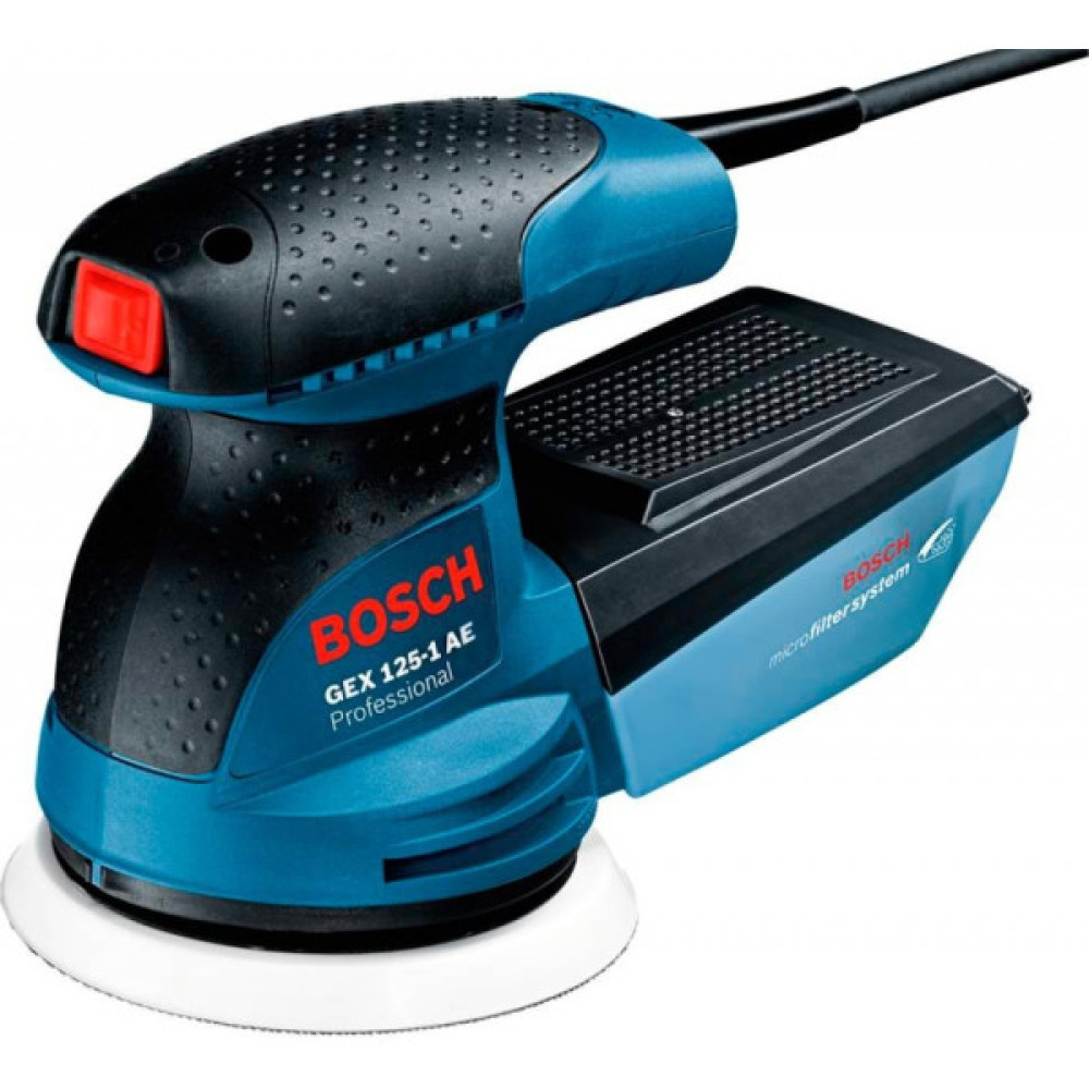 Шліфмашина ексцентрикова Bosch Professional GEX 125-1 AE 250Вт 125мм 7500-12000об·хв 1.3кг