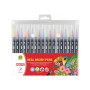 Фломастери Maxi пензлики REAL BRUSH, 18 кольорів, лінія 0,5-6 мм (MX15231) Фломастери Maxi пензлики REAL BRUSH, 18 кольорів, лінія 0,5-6 мм (MX15231)