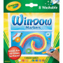 Фломастери Crayola Набір Washable для малювання на склі 8 шт (256344.024) Фломастери Crayola Набір Washable для малювання на склі 8 шт (256344.024)