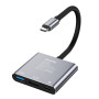 Концентратор ColorWay USB-C 3-in-1 USB 3.0 + HDMI 4K + USB-C PD100W (CW-HUB08) Концентратор ColorWay USB-C 3-in-1 USB 3.0 + HDMI 4K + USB-C PD100W (CW-HUB08)