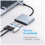 Концентратор ColorWay USB-C 3-in-1 USB 3.0 + HDMI 4K + USB-C PD100W (CW-HUB08) Концентратор ColorWay USB-C 3-in-1 USB 3.0 + HDMI 4K + USB-C PD100W (CW-HUB08)