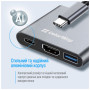 Концентратор ColorWay USB-C 3-in-1 USB 3.0 + HDMI 4K + USB-C PD100W (CW-HUB08) Концентратор ColorWay USB-C 3-in-1 USB 3.0 + HDMI 4K + USB-C PD100W (CW-HUB08)