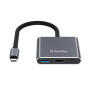 Концентратор ColorWay USB-C 3-in-1 USB 3.0 + HDMI 4K + USB-C PD100W (CW-HUB08) Концентратор ColorWay USB-C 3-in-1 USB 3.0 + HDMI 4K + USB-C PD100W (CW-HUB08)