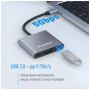Концентратор ColorWay USB-C 3-in-1 USB 3.0 + HDMI 4K + USB-C PD100W (CW-HUB08) Концентратор ColorWay USB-C 3-in-1 USB 3.0 + HDMI 4K + USB-C PD100W (CW-HUB08)