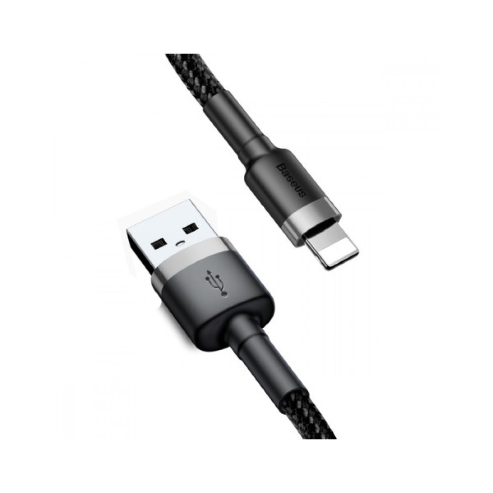 Дата кабель USB 2.0 AM to Lightning 3.0m 2.0A grey-black Baseus (CALKLF-RG1) Дата кабель USB 2.0 AM to Lightning 3.0m 2.0A grey-black Baseus (CALKLF-RG1)