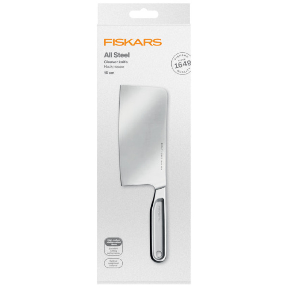 Кухонний ніж Fiskars All Steel Cleaver сікач 16 см (1062885)