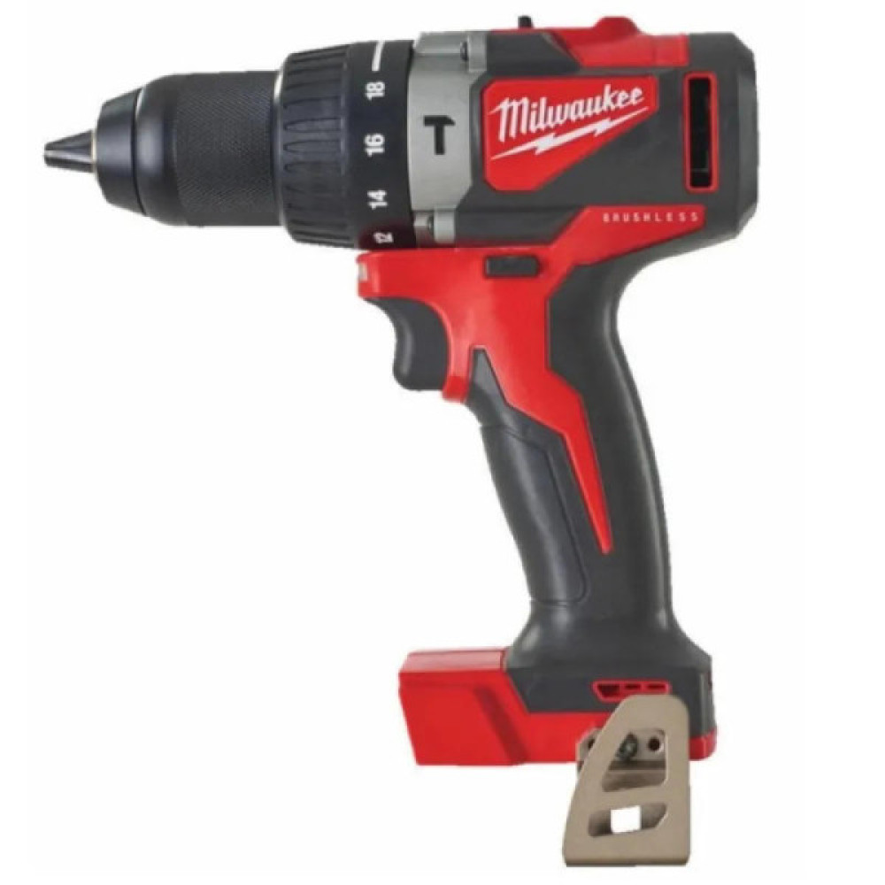 Набір із двох акумуляторних інструментів Milwaukee M18 BLPP2A3-502X 18В шурупокрут-дриль M18 BLPD2 гвинтоверт ударний M18 BLIDR акб М18 2х5А·год ЗП M12-18FC кейс