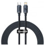 Дата кабель USB-C to Lightning 2.0m 20W Crystal Shine Series black Baseus (CAJY000301)