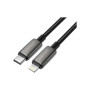 Дата кабель USB 2.0 AM to Lightning 1.2m 30W nylon black Acefast (6974316285410)