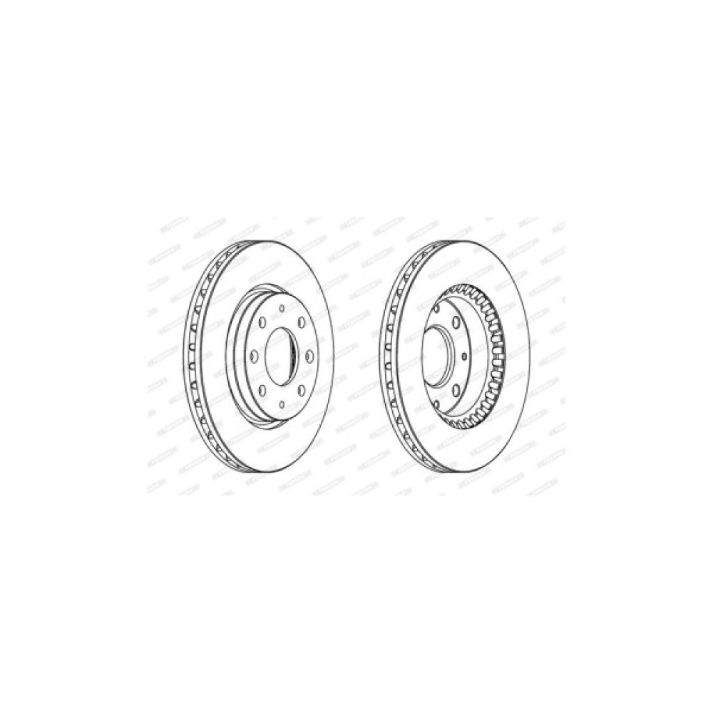 Гальмівний диск FERODO DDF1528