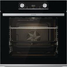 Духова шафа Gorenje електрична, 77л, A+, дисплей, ф-я без додавання жиру, чорний