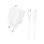 Зарядний пристрій BOROFONE BN26 Fuente USB-C PD20W + cable USB-C to Lightning White (6941991120244) Зарядний пристрій BOROFONE BN26 Fuente USB-C PD20W + cable USB-C to Lightning White (6941991120244)