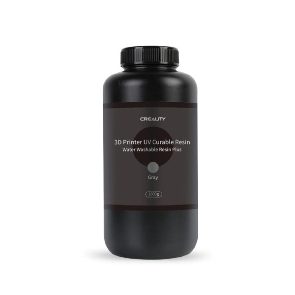 Фотополімерна смола Creality Resin, Water Washable Plus 1кг, gray (3302010041)