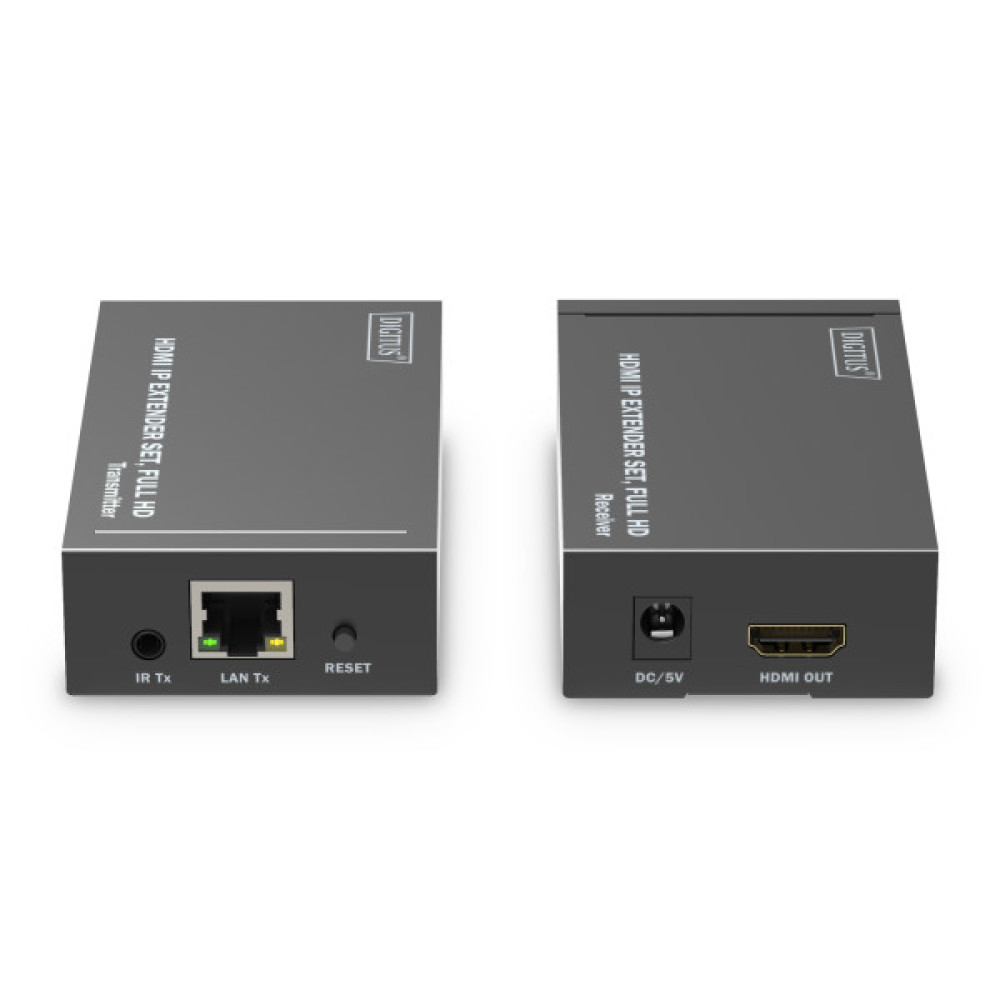Набір IP-відеоподовжувачів DIGITUS HDMI, Full HD, 1080p, один до багатьох, 120 м