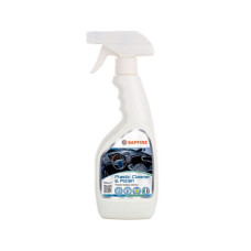 Автополіроль SAPFIRE Plastic Cleaner Polish - лимон 500мл (002821)