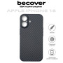 Чохол до мобільного телефона BeCover Carbonite Case (MagSafe) для Apple iPhone 16 Black (712067) Чохол до мобільного телефона BeCover Carbonite Case (MagSafe) для Apple iPhone 16 Black (712067)