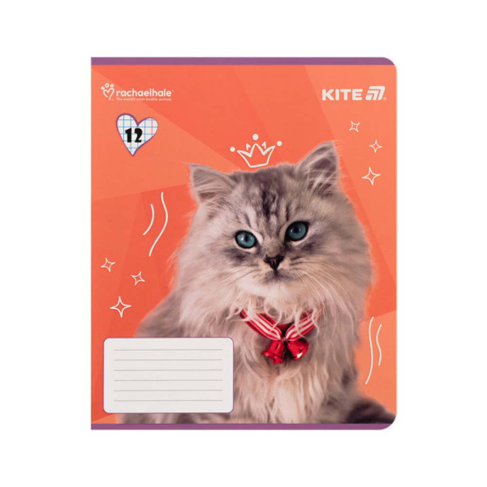 Зошит Kite Rachael Hale, 12 аркушів, клітинка (R25-232)