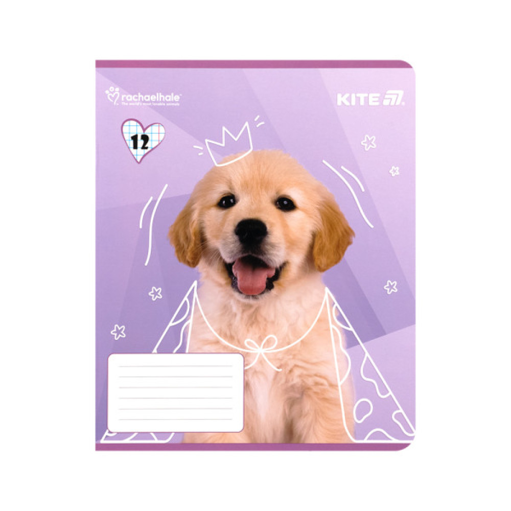 Зошит Kite Rachael Hale, 12 аркушів, клітинка (R25-232)