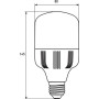 Лампочка EUROELECTRIC Plastic 20W E27 4000K 220V (LED-HP-20274(P)) Лампочка EUROELECTRIC Plastic 20W E27 4000K 220V (LED-HP-20274(P))