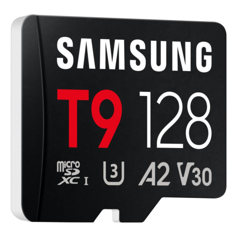 Карта пам'яті Samsung 128GB microSDXC class 10 UHS-I U3 V30 A2 T9 (MB-MH128T/WW)
