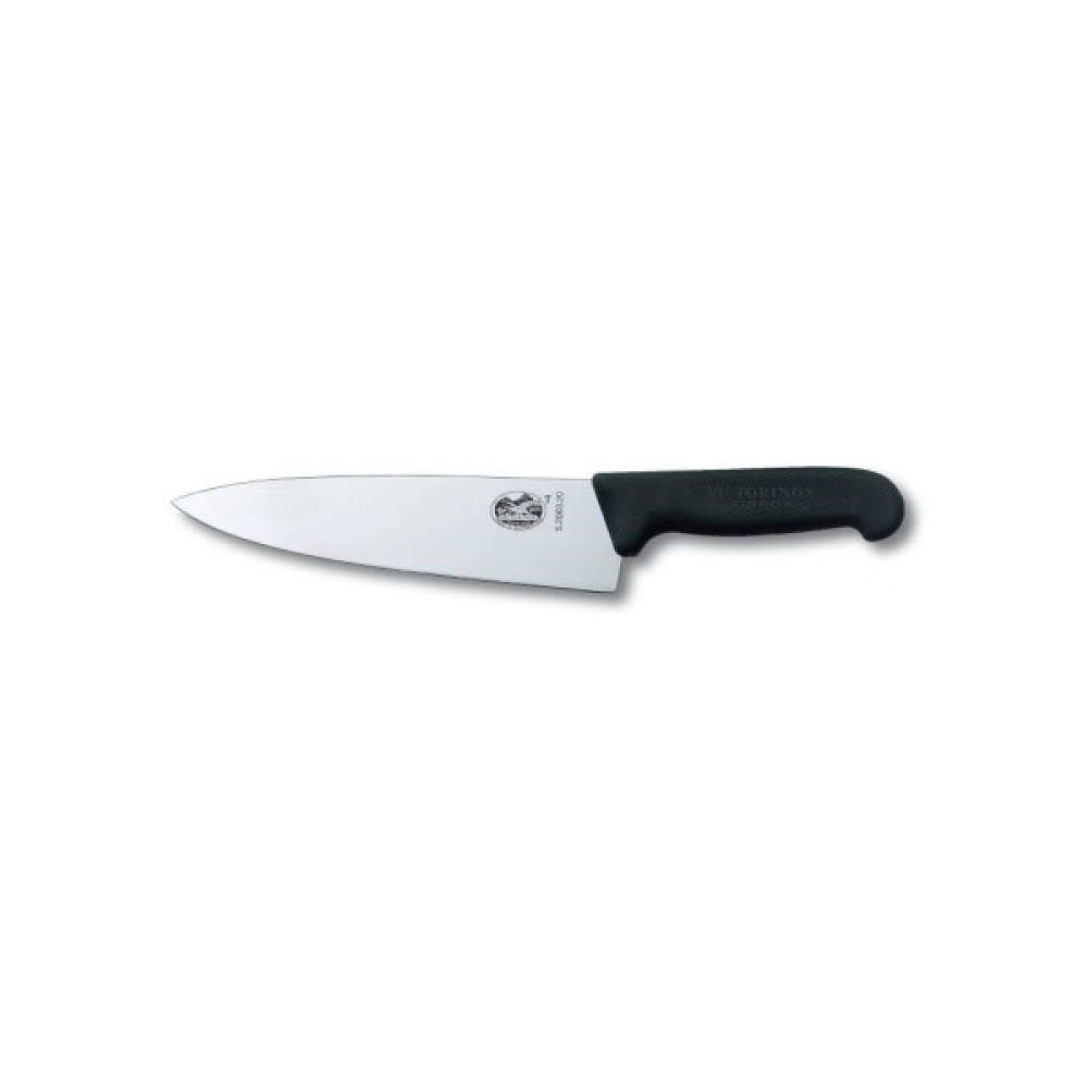 Кухонний ніж Victorinox Fibrox разделочный 20 см, черный (5.2063.20) Кухонний ніж Victorinox Fibrox разделочный 20 см, черный (5.2063.20)