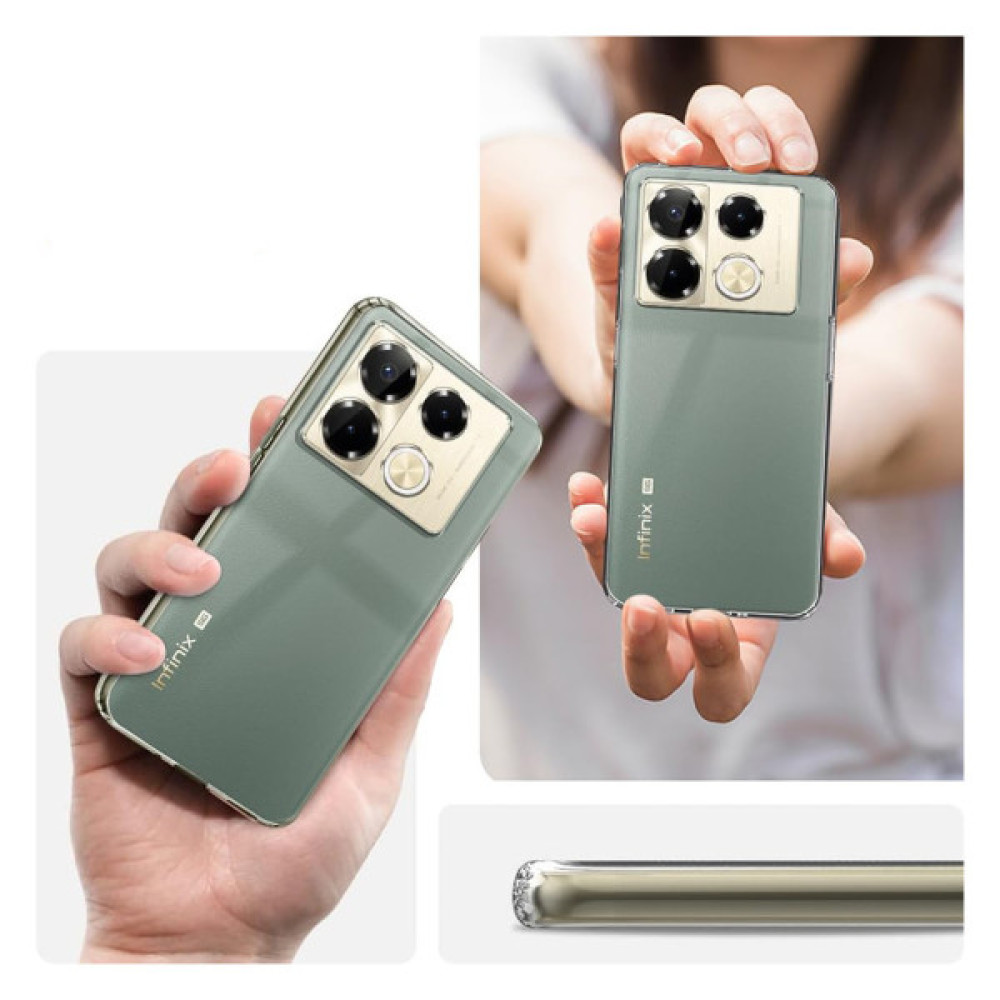Чохол до мобільного телефона BeCover Infinix Note 40 Pro (X6851) Transparancy (711180) Чохол до мобільного телефона BeCover Infinix Note 40 Pro (X6851) Transparancy (711180)