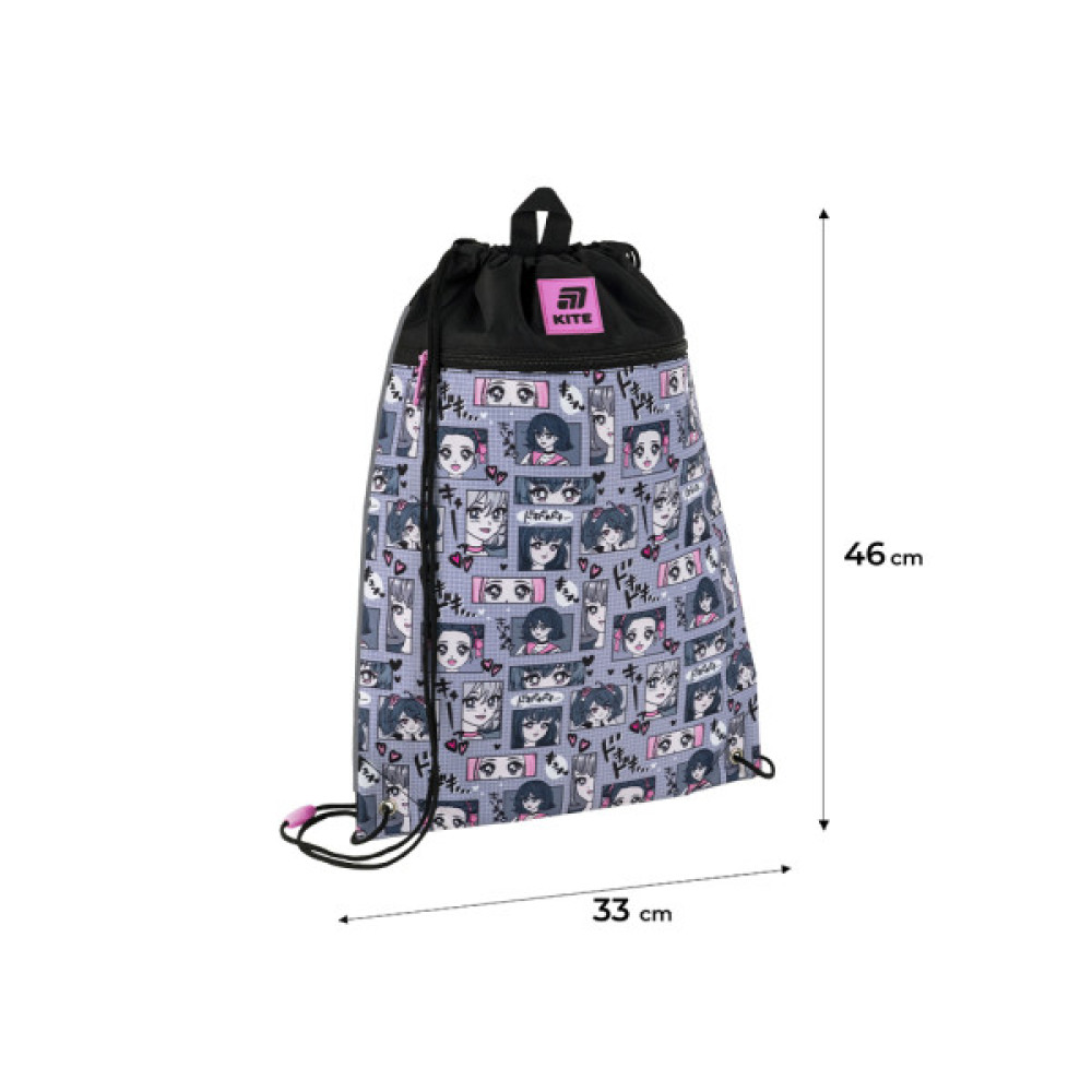 Сумка для взуття Kite 601M Anime Girl (K25-601M-9)