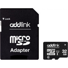 Карта пам'яті AddLink 32GB microSDHC class 10 UHS-I U1 (ad32GBMSH310A) Карта пам'яті AddLink 32GB microSDHC class 10 UHS-I U1 (ad32GBMSH310A)