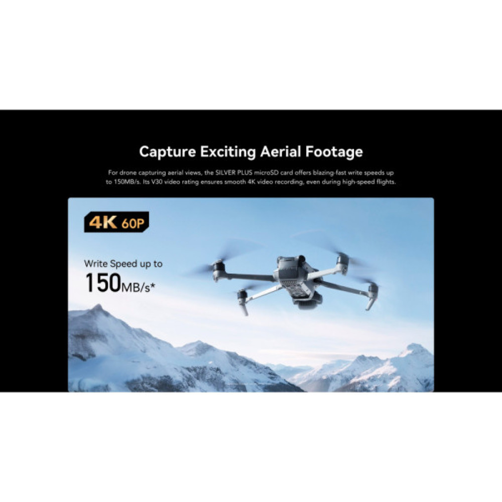 Карта пам'яті Lexar 256GB microSDXC class 10 UHS-I U3 V30 A2 Professional Silver (LMSSIPL256G-BNANG)