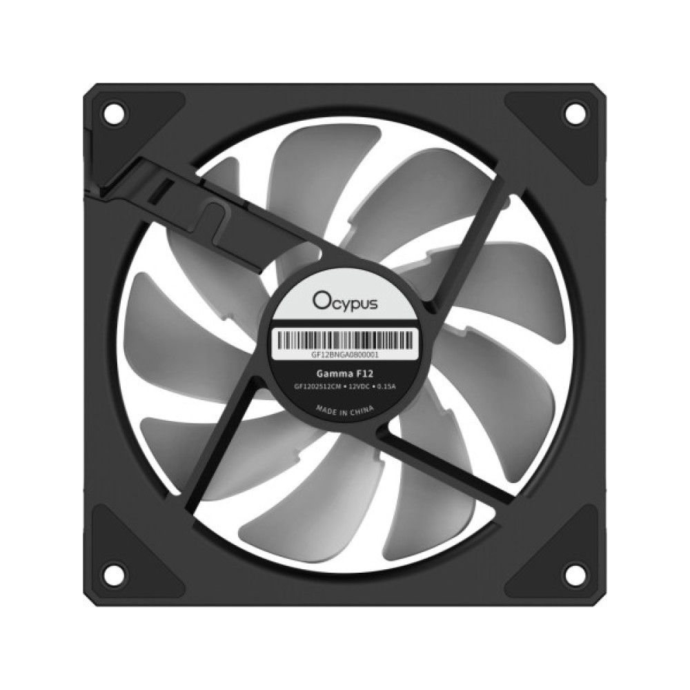 Кулер до корпусу OCYPUS GAMMA F12 BK ARGB (GAMMA-F12-BK1AM00X-GL)