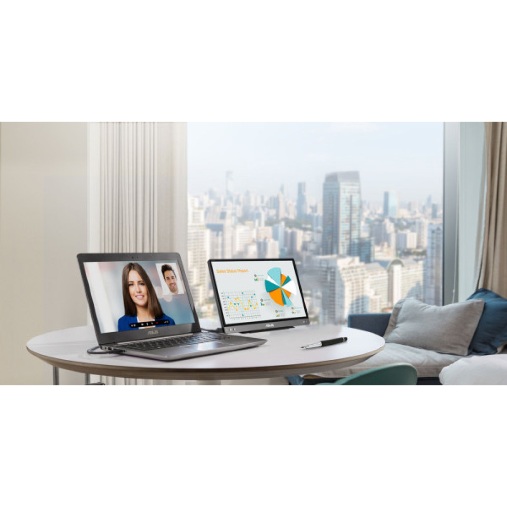 Монітор портативний Asus 14" ZenScreen MB14AC USB-C, IPS, Cover